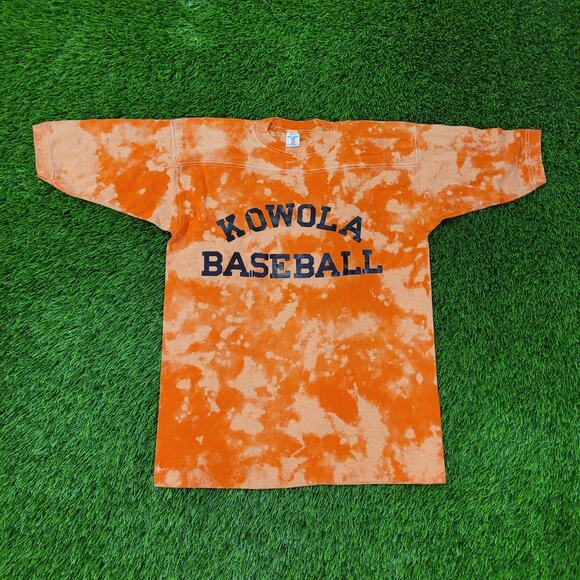 Vintage 80s Kowola Baseball Shirt Medium 20x28 Bleached USA - Picture 7 of 16